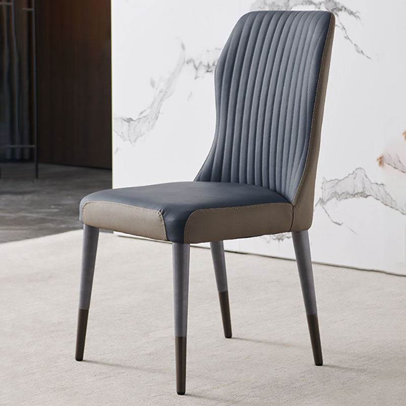 Glam Solid Wood Kitchen and Dining Room Chair Wingback Parsons Chair Clearhalo 'Dining Chairs' 'Dining Tables & Seating' 'dining_chair' 'furn' 'furn_dining_chair' 'Furniture' 'furniture_dining_chair' 'Kitchen & Dining Furniture' 4831379