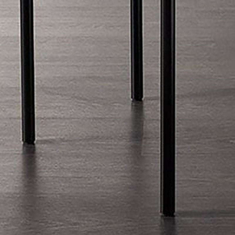 Metal Kitchen and Dining Room Chair Open Back Dining Side Chair in Black Clearhalo 'Dining Chairs' 'Dining Tables & Seating' 'dining_chair' 'furn' 'furn_dining_chair' 'Furniture' 'furniture_dining_chair' 'Kitchen & Dining Furniture' 4831528