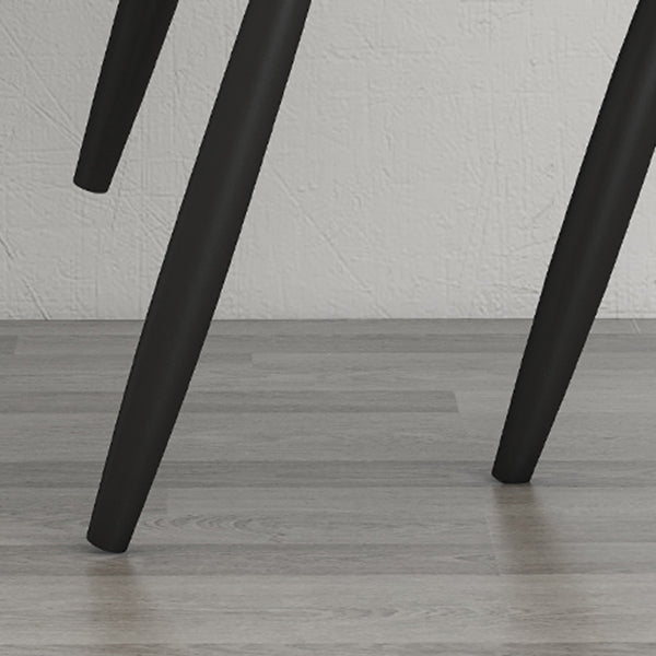 Glam Metal Home Side Chair Open Back Dining Side Chair in Black Clearhalo 'Dining Chairs' 'Dining Tables & Seating' 'dining_chair' 'furn' 'furn_dining_chair' 'Furniture' 'furniture_dining_chair' 'Kitchen & Dining Furniture' 4831588