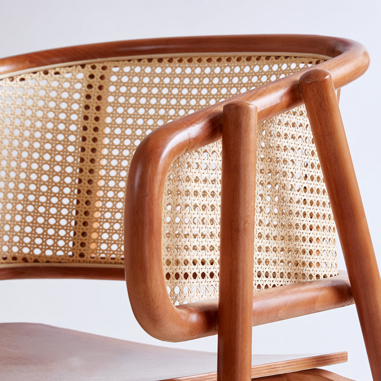 Contemporary Rubberwood Dining Room Chair Open Back Dining Side Chair Clearhalo 'Dining Chairs' 'Dining Tables & Seating' 'dining_chair' 'furn' 'furn_dining_chair' 'Furniture' 'furniture_dining_chair' 'Kitchen & Dining Furniture' 4831709