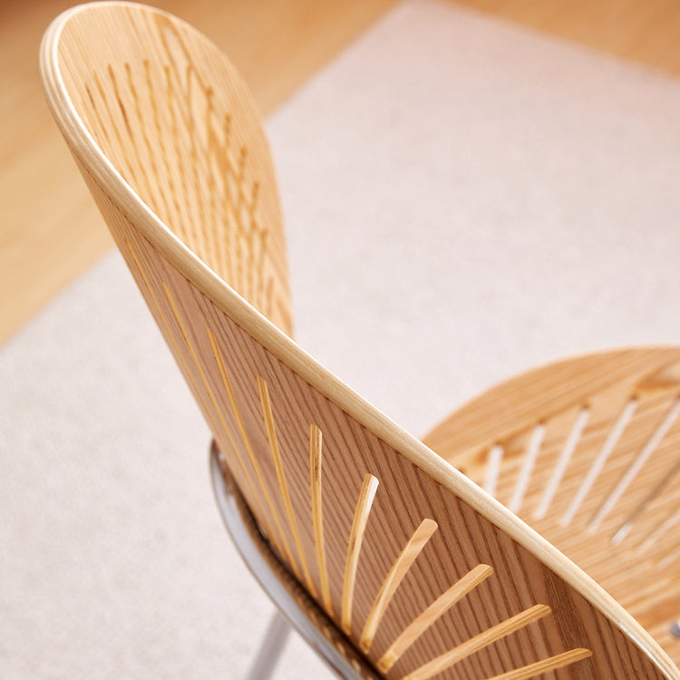 Contemporary Metal Kitchen and Dining Room Chair Open Back Dining Side Chair Clearhalo 'Dining Chairs' 'Dining Tables & Seating' 'dining_chair' 'furn' 'furn_dining_chair' 'Furniture' 'furniture_dining_chair' 'Kitchen & Dining Furniture' 4831777