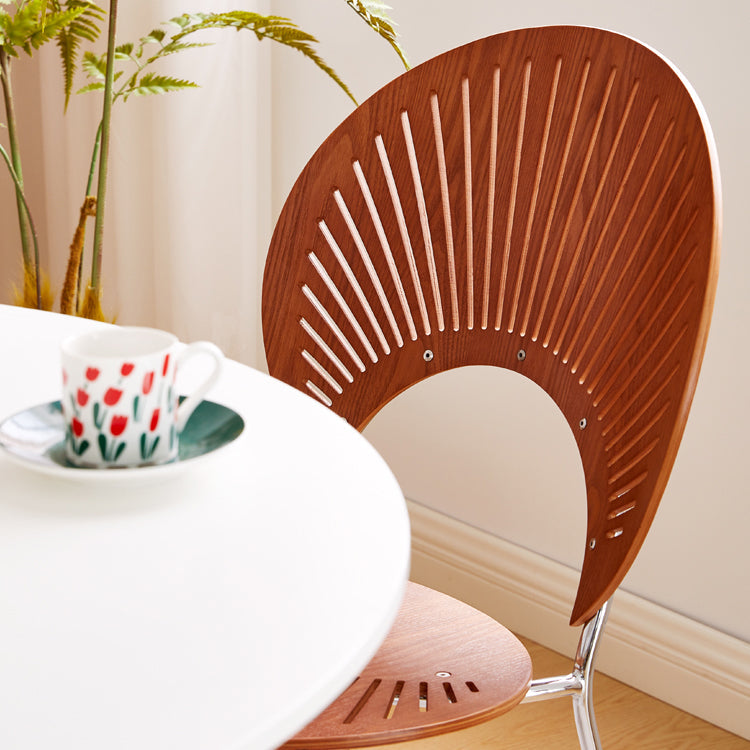 Contemporary Metal Kitchen and Dining Room Chair Open Back Dining Side Chair Clearhalo 'Dining Chairs' 'Dining Tables & Seating' 'dining_chair' 'furn' 'furn_dining_chair' 'Furniture' 'furniture_dining_chair' 'Kitchen & Dining Furniture' 4831784