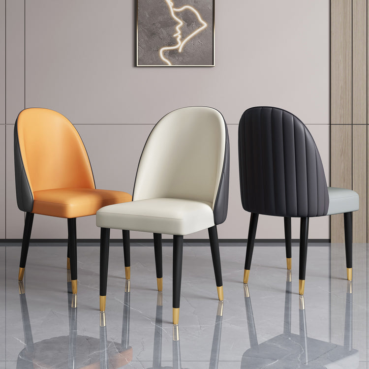Modern Style Wood Chair Parsons Chair with Upholstered for Dining Room Clearhalo 'Dining Chairs' 'Dining Tables & Seating' 'dining_chair' 'furn' 'furn_dining_chair' 'Furniture' 'furniture_dining_chair' 'Kitchen & Dining Furniture' 4831802