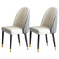 Modern Style Wood Chair Parsons Chair with Upholstered for Dining Room White-Gray 2 Piece Set Clearhalo 'Dining Chairs' 'Dining Tables & Seating' 'dining_chair' 'furn' 'furn_dining_chair' 'Furniture' 'furniture_dining_chair' 'Kitchen & Dining Furniture' 4831810