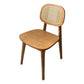 Modern Style Wood Chair Open Back Dining Side Chair for Dining Room 17"x15.7"x32" Wood 1 Piece Clearhalo 'Dining Chairs' 'Dining Tables & Seating' 'dining_chair' 'furn' 'furn_dining_chair' 'Furniture' 'furniture_dining_chair' 'Kitchen & Dining Furniture' 4831831