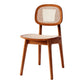 Modern Style Wood Chair Open Back Dining Side Chair for Dining Room 17"x15.7"x32" Natural Wood Almond 1 Piece Clearhalo 'Dining Chairs' 'Dining Tables & Seating' 'dining_chair' 'furn' 'furn_dining_chair' 'Furniture' 'furniture_dining_chair' 'Kitchen & Dining Furniture' 4831836