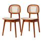 Modern Style Wood Chair Open Back Dining Side Chair for Dining Room 17"x15.7"x32" Natural Wood Almond 2 Piece Set Clearhalo 'Dining Chairs' 'Dining Tables & Seating' 'dining_chair' 'furn' 'furn_dining_chair' 'Furniture' 'furniture_dining_chair' 'Kitchen & Dining Furniture' 4831838