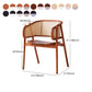 Contemporary Solid Wood Home Dining Arm Chair Open Back Dining Side Chair Clearhalo 'Dining Chairs' 'Dining Tables & Seating' 'dining_chair' 'furn' 'furn_dining_chair' 'Furniture' 'furniture_dining_chair' 'Kitchen & Dining Furniture' 4831873