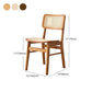 Glam Rattan Patio Dining Chair Open Back Dining Side Chair for Dining Room Clearhalo 'Dining Chairs' 'Dining Tables & Seating' 'dining_chair' 'furn' 'furn_dining_chair' 'Furniture' 'furniture_dining_chair' 'Kitchen & Dining Furniture' 4831891