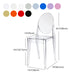 Modern Stackable Plastic Chair King Louis Back Side Chair for Dining Room Clearhalo 'Dining Chairs' 'Dining Tables & Seating' 'dining_chair' 'Furniture' 'furniture_dining_chair' 'Kitchen & Dining Furniture' 4831937