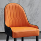 Glam Style Wood Chair Faux Leather Parsons Side Chair for Dining Room 20.8"x21.6"x35.4" Clearhalo 'Dining Chairs' 'Dining Tables & Seating' 'dining_chair' 'furn' 'furn_dining_chair' 'Furniture' 'furniture_dining_chair' 'Kitchen & Dining Furniture' 4832023