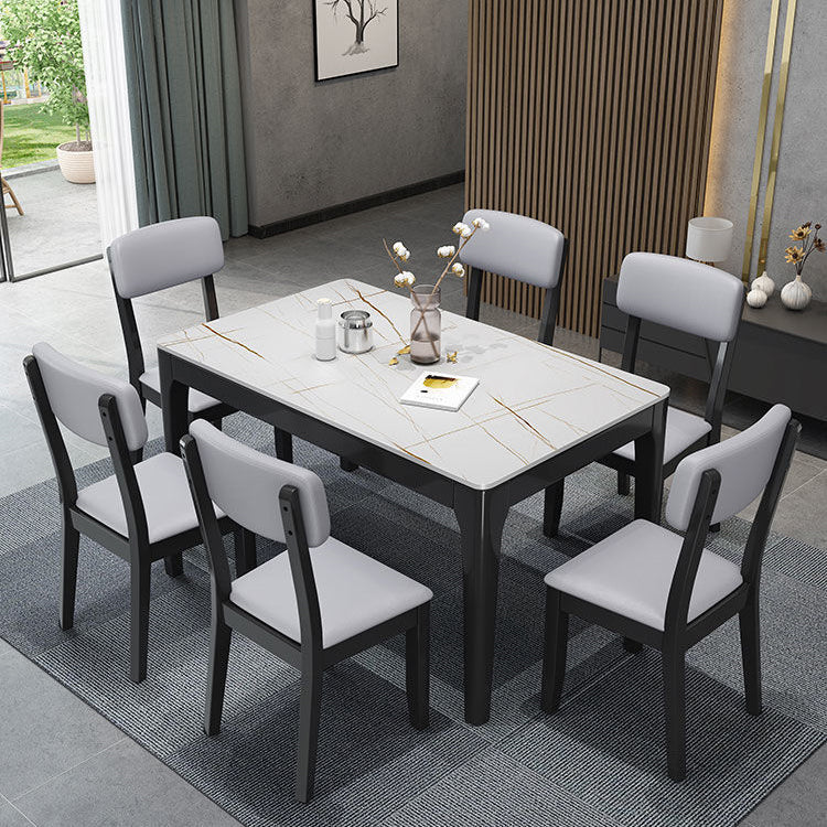 Glam Wood Chair Open Back Dining Side Chair for Dining Room with Upholstered Clearhalo 'Dining Chairs' 'Dining Tables & Seating' 'dining_chair' 'furn' 'furn_dining_chair' 'Furniture' 'furniture_dining_chair' 'Kitchen & Dining Furniture' 4832048