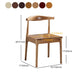 Glam Wood Chair Open Back Dining Side Chair for Dining Room 16.5"x16.9"x30" Clearhalo 'Dining Chairs' 'Dining Tables & Seating' 'dining_chair' 'furn' 'furn_dining_chair' 'Furniture' 'furniture_dining_chair' 'Kitchen & Dining Furniture' 4832172