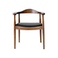 Modern Wood Arm Chair Open Back Dining Side Chair for Dining Room 22.8"x19.6"x30" Clearhalo 'Dining Chairs' 'Dining Tables & Seating' 'dining_chair' 'furn' 'furn_dining_chair' 'Furniture' 'furniture_dining_chair' 'Kitchen & Dining Furniture' 4832181
