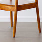 Modern Wood Arm Chair Open Back Dining Side Chair for Dining Room 22.8"x19.6"x30" Clearhalo 'Dining Chairs' 'Dining Tables & Seating' 'dining_chair' 'furn' 'furn_dining_chair' 'Furniture' 'furniture_dining_chair' 'Kitchen & Dining Furniture' 4832190