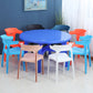 Contemporary Plastic Kitchen and Dining Room Chair Open Back Dining Side Chair Clearhalo 'Dining Chairs' 'Dining Tables & Seating' 'dining_chair' 'furn' 'furn_dining_chair' 'Furniture' 'furniture_dining_chair' 'Kitchen & Dining Furniture' 4832204