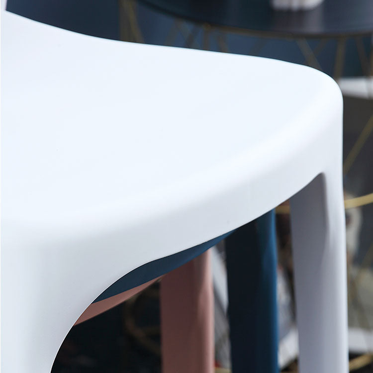 Contemporary Plastic Kitchen and Dining Room Chair Open Back Dining Side Chair Clearhalo 'Dining Chairs' 'Dining Tables & Seating' 'dining_chair' 'furn' 'furn_dining_chair' 'Furniture' 'furniture_dining_chair' 'Kitchen & Dining Furniture' 4832210