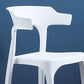Contemporary Plastic Kitchen and Dining Room Chair Open Back Dining Side Chair Clearhalo 'Dining Chairs' 'Dining Tables & Seating' 'dining_chair' 'furn' 'furn_dining_chair' 'Furniture' 'furniture_dining_chair' 'Kitchen & Dining Furniture' 4832215