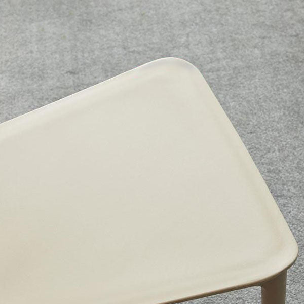 Modern Stackable Plastic Chair Open Back Dining Side Chair for Dining Room Clearhalo 'Dining Chairs' 'Dining Tables & Seating' 'dining_chair' 'furn' 'furn_dining_chair' 'Furniture' 'furniture_dining_chair' 'Kitchen & Dining Furniture' 4832261