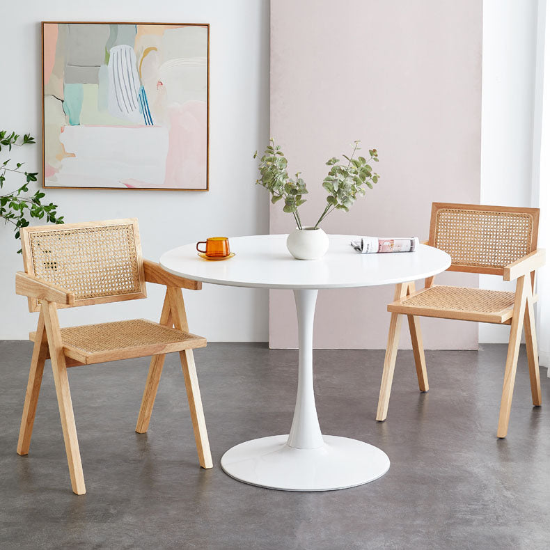 Modern Solid Wood Home Dining Arm Chair Open Back Dining Side Chair Clearhalo 'Dining Chairs' 'Dining Tables & Seating' 'dining_chair' 'furn' 'furn_dining_chair' 'Furniture' 'furniture_dining_chair' 'Kitchen & Dining Furniture' 4832297