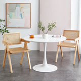 Modern Solid Wood Home Dining Arm Chair Open Back Dining Side Chair Clearhalo 'Dining Chairs' 'Dining Tables & Seating' 'dining_chair' 'furn' 'furn_dining_chair' 'Furniture' 'furniture_dining_chair' 'Kitchen & Dining Furniture' 4832297