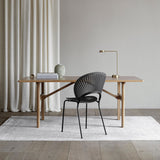 Metal Dining Room Chair Open Back Dining Side Black and Silver Chair Clearhalo 'Dining Chairs' 'Dining Tables & Seating' 'dining_chair' 'furn' 'furn_dining_chair' 'Furniture' 'furniture_dining_chair' 'Kitchen & Dining Furniture' 4832451