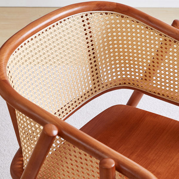 Contemporary Wood Home Dining Arm Chair Open Back Dining Side Chair Clearhalo 'Dining Chairs' 'Dining Tables & Seating' 'dining_chair' 'furn' 'furn_dining_chair' 'Furniture' 'furniture_dining_chair' 'Kitchen & Dining Furniture' 4832484