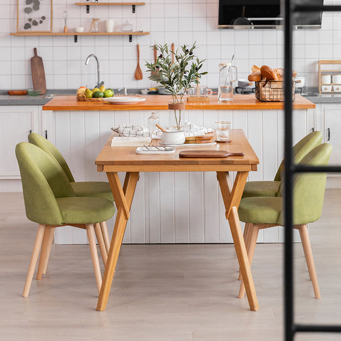 Modern Style Wood Chair Upholstered Fabric Dining Side Chair (Set of 2) Clearhalo 'Dining Chairs' 'Dining Tables & Seating' 'dining_chair' 'furn' 'furn_dining_chair' 'Furniture' 'furniture_dining_chair' 'Kitchen & Dining Furniture' 4832665