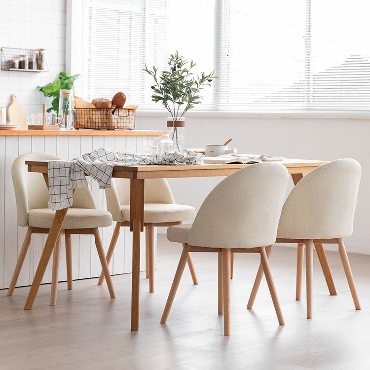 Modern Style Wood Chair Upholstered Fabric Dining Side Chair (Set of 2) Clearhalo 'Dining Chairs' 'Dining Tables & Seating' 'dining_chair' 'furn' 'furn_dining_chair' 'Furniture' 'furniture_dining_chair' 'Kitchen & Dining Furniture' 4832669