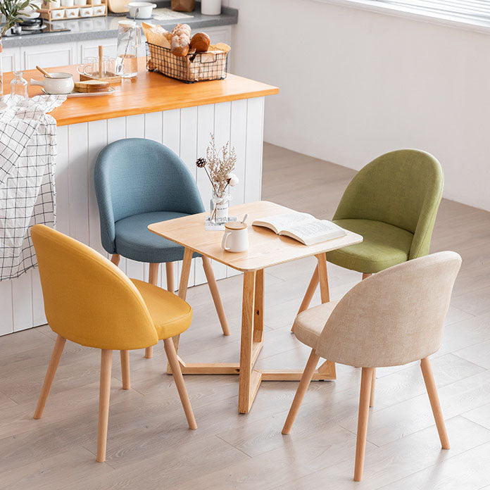 Modern Style Wood Chair Upholstered Fabric Dining Side Chair (Set of 2) Clearhalo 'Dining Chairs' 'Dining Tables & Seating' 'dining_chair' 'furn' 'furn_dining_chair' 'Furniture' 'furniture_dining_chair' 'Kitchen & Dining Furniture' 4832686