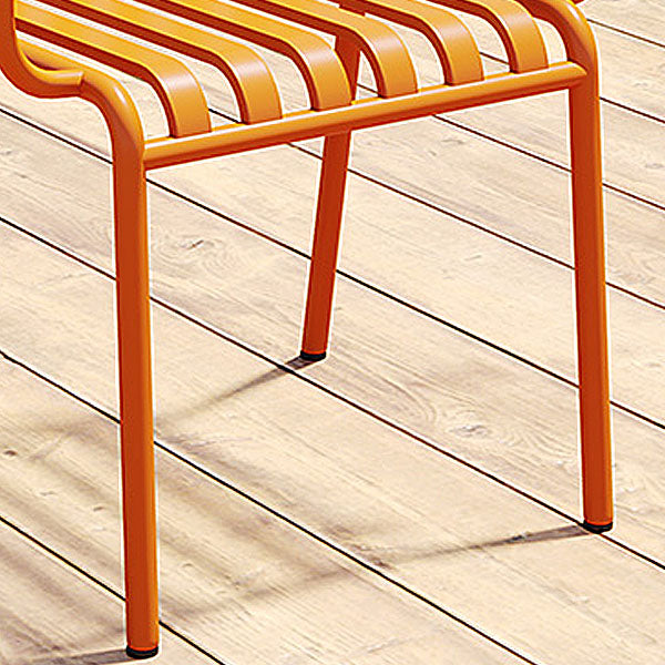 Contemporary Metal Kitchen and Dining Room Chair Slat Back Side Chair Clearhalo 'Dining Chairs' 'Dining Tables & Seating' 'dining_chair' 'furn' 'furn_dining_chair' 'Furniture' 'furniture_dining_chair' 'Kitchen & Dining Furniture' 4832797