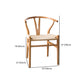 Modern Solid Wood Kitchen and Dining Room Chair Open Back Dining Side Chair Clearhalo 'Dining Chairs' 'Dining Tables & Seating' 'dining_chair' 'furn' 'furn_dining_chair' 'Furniture' 'furniture_dining_chair' 'Kitchen & Dining Furniture' 4832892