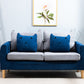 Velvet Square Arm Sofa Slipcovered Loose Back Loveseat with Storage Clearhalo 'Furniture' 'furniture_sofas' 'kitchen' 'kitchen_sofas' 'Living Room Furniture' 'Sofa' 'sofas' 4835907