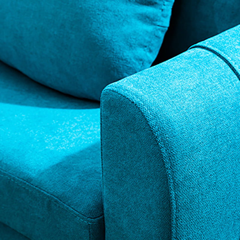 Velvet Square Arm Sofa Slipcovered Loose Back Loveseat with Storage Clearhalo 'Furniture' 'furniture_sofas' 'kitchen' 'kitchen_sofas' 'Living Room Furniture' 'Sofa' 'sofas' 4835921