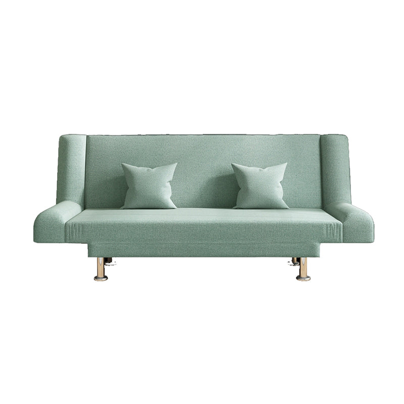Cotton Blend 23"W Back Sofa Modern Armless Couch for Living Room Clearhalo 'furn' 'furn_sofas' 'Furniture' 'furniture_sofas' 'kitchen' 'kitchen_sofas' 'Living Room Furniture' 'Sofa' 'sofas' 4835944