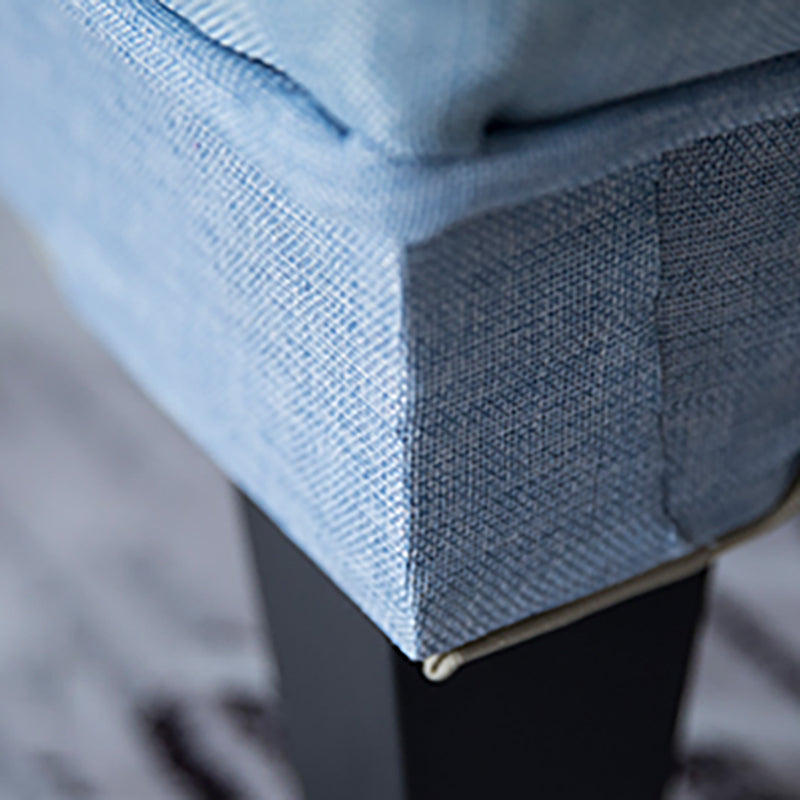 Modern Armless Settee Cotton Blend Convertible Sleeper Sofa for Living Room Clearhalo 'furn' 'furn_sofas' 'Furniture' 'furniture_sofas' 'kitchen' 'kitchen_sofas' 'Living Room Furniture' 'Sofa' 'sofas' 4835966