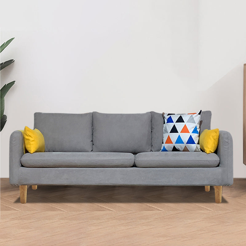 Linen Modern Sofa 30"W Square Arm Sofa for Living Room with Storage Clearhalo 'furn' 'furn_sofas' 'Furniture' 'furniture_sofas' 'kitchen' 'kitchen_sofas' 'Living Room Furniture' 'Sofa' 'sofas' 4836004