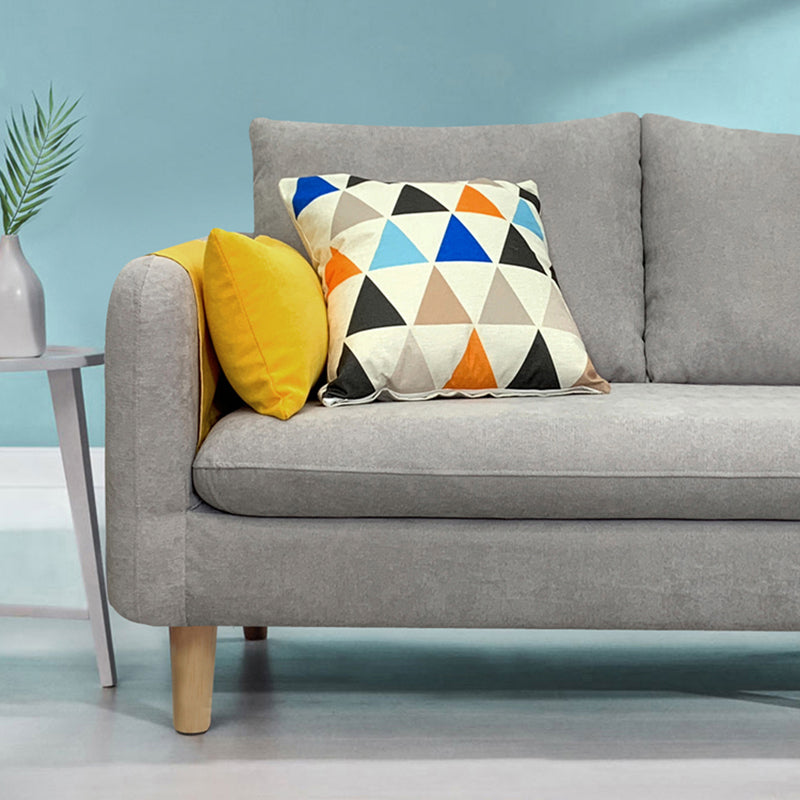 Linen Modern Sofa 30"W Square Arm Sofa for Living Room with Storage Clearhalo 'furn' 'furn_sofas' 'Furniture' 'furniture_sofas' 'kitchen' 'kitchen_sofas' 'Living Room Furniture' 'Sofa' 'sofas' 4836007