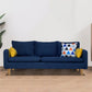 Square Arm Modern Sofa 30"W Linen Sofa for Living Room with Storage 79.5"L x 29.5"W x 29.5"H Dark Blue Clearhalo 'furn' 'furn_sofas' 'Furniture' 'furniture_sofas' 'kitchen' 'kitchen_sofas' 'Living Room Furniture' 'Sofa' 'sofas' 4836034