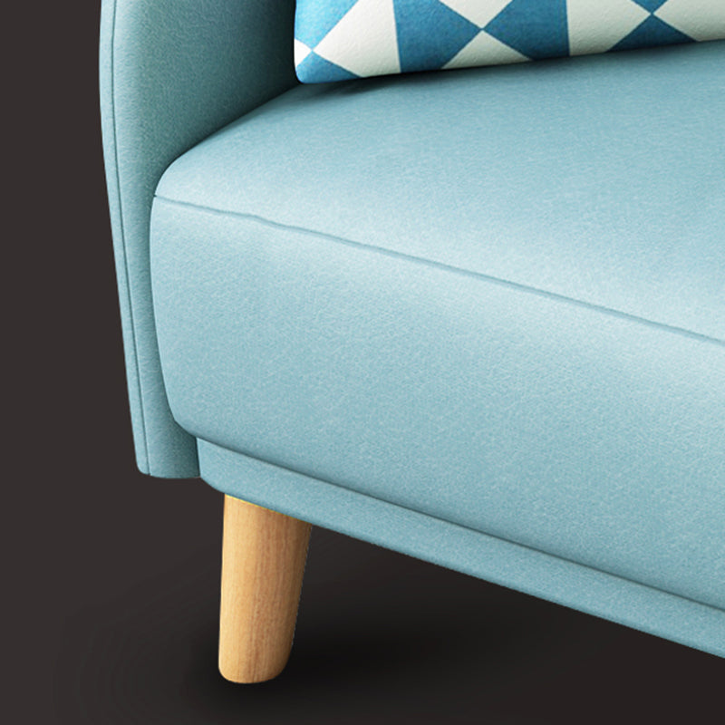 Contemporary Recliner Sofa Faux Leather Couch with Pillow Back Cushions Clearhalo 'Furniture' 'furniture_sofas' 'kitchen' 'kitchen_sofas' 'Living Room Furniture' 'Sofa' 'sofas' 4836125