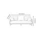 Contemporary Sewn Pillow Back Couch Reclining Sofa with Wooden Legs for Apartment Clearhalo 'Furniture' 'furniture_sofas' 'kitchen' 'kitchen_sofas' 'Living Room Furniture' 'Sofa' 'sofas' 4836140