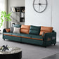 Modern Square Arm Sofa Pillow Back Couch with Storage for Four People Blackish Green Clearhalo 'furn' 'furn_sofas' 'Furniture' 'furniture_sofas' 'kitchen' 'kitchen_sofas' 'Living Room Furniture' 'Sofa' 'sofas' 4836142