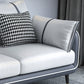 Scandinavian 3-seater Sofa Pillow Back Couch with Black Legs for Living Room Clearhalo 'Furniture' 'furniture_sofas' 'kitchen' 'kitchen_sofas' 'Living Room Furniture' 'Sofa' 'sofas' 4836174