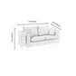 Scandinavian Pillow BackSofa Velvet Loveseat with Storage for Apartment Clearhalo 'furn' 'furn_sofas' 'Furniture' 'furniture_sofas' 'kitchen' 'kitchen_sofas' 'Living Room Furniture' 'Sofa' 'sofas' 4836193