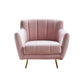 Modern Tight Back Couch Standard Velvet Tuxedo Arm Sofa in Green/Teal/Pink Clearhalo 'furn' 'furn_sofas' 'Furniture' 'furniture_sofas' 'kitchen' 'kitchen_sofas' 'Living Room Furniture' 'Sofa' 'sofas' 4836209