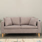 Scandinavian Tuxedo Arm Sofa Slipcovered Loveseat with Storage and Pillow Back Light Gray 29.5"H x 55"L x 24"W Clearhalo 'Furniture' 'furniture_sofas' 'kitchen' 'kitchen_sofas' 'Living Room Furniture' 'Sofa' 'sofas' 4836256