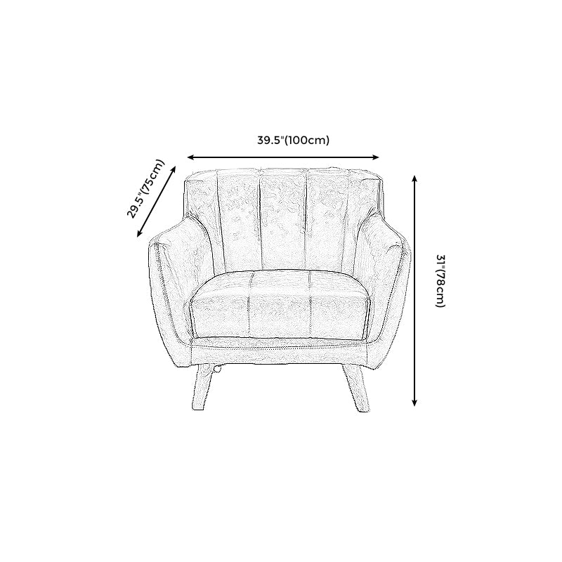 Modern Stain-Resistant Leather Sofa Square Arm Settee with Tight Back Clearhalo 'furn' 'furn_sofas' 'Furniture' 'furniture_sofas' 'kitchen' 'kitchen_sofas' 'Living Room Furniture' 'Sofa' 'sofas' 4836303