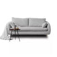 Contemporary Standard Sofa Square Arm Settee Couch with 2 Pillows Light Gray Linen Clearhalo 'furn' 'furn_sofas' 'Furniture' 'furniture_sofas' 'kitchen' 'kitchen_sofas' 'Living Room Furniture' 'Sofa' 'sofas' 4836349