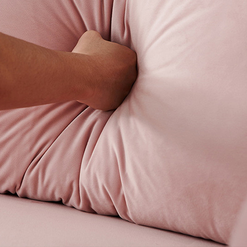 Contemporary Standard Sofa Square Arm Settee Couch with 2 Pillows Clearhalo 'furn' 'furn_sofas' 'Furniture' 'furniture_sofas' 'kitchen' 'kitchen_sofas' 'Living Room Furniture' 'Sofa' 'sofas' 4836364