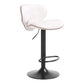 Modern Liftable Bar-stool PU Leather Counter Bar Stool with Metal Legs for Bristol White 1 Piece Bar Stool(31"H) Clearhalo 'Bar Furniture' 'Bar Stools' 'bar_stools' 'furn' 'furn_bar_stools' 'Furniture' 'furniture_bar_stools' 'Kitchen & Dining Furniture' 4839275